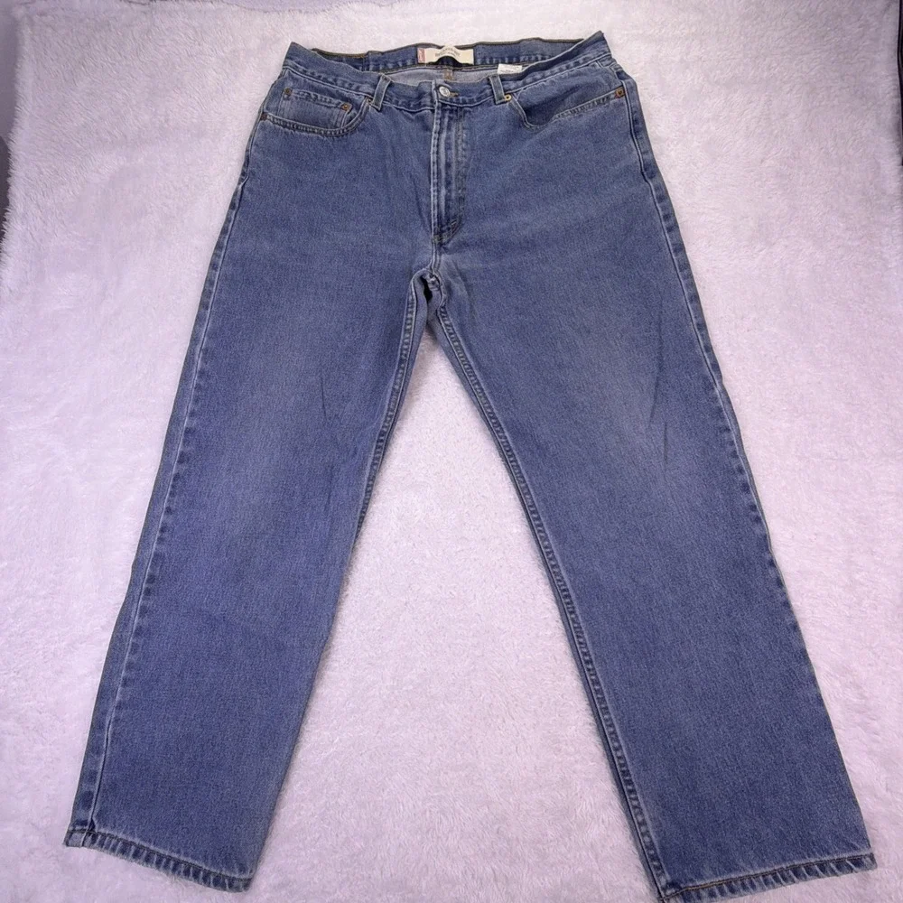 VTG Levis 505 Relaxed Fit Jeans‎ Mens 38x30 (actual 36x29) Blue Denim